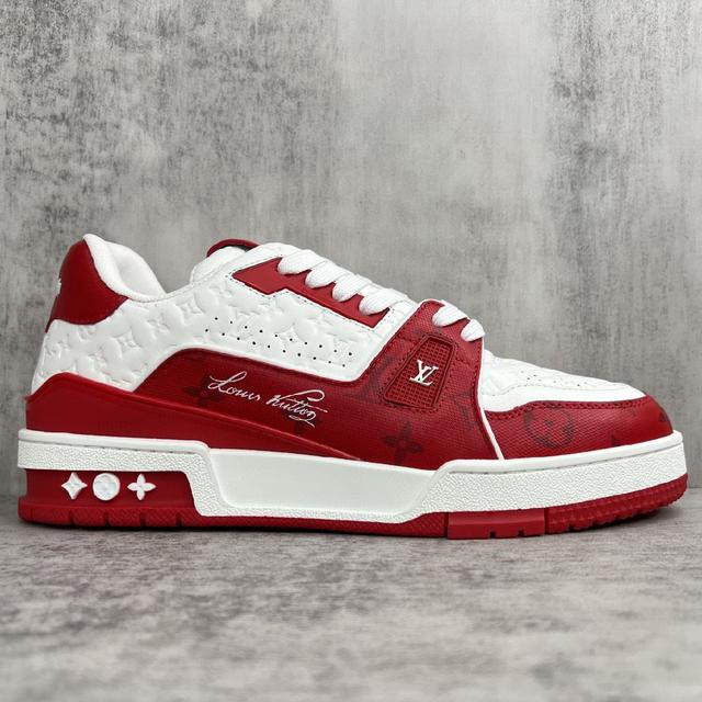 Louis*Vuitto* LV Trainer 最新走秀款 大底和面料私模