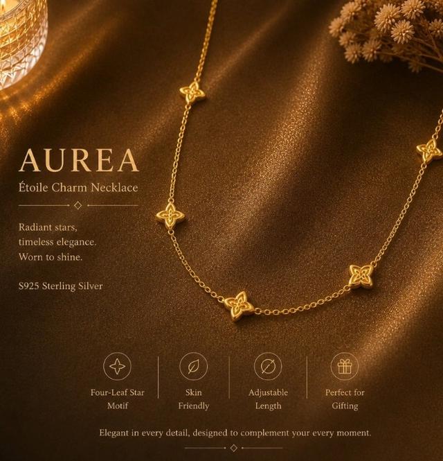美國us AUREA Étoile Necklace 星芒系列項鍊#05/14有單就下