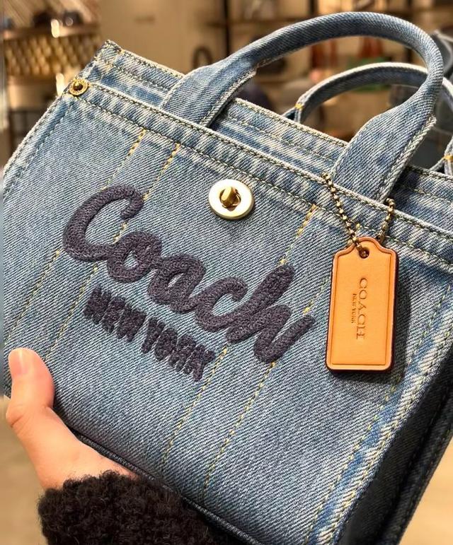 🔥快閃🔥美國Coach 🇺🇸 cargo 20 牛仔小托特#09/06晚上20:00