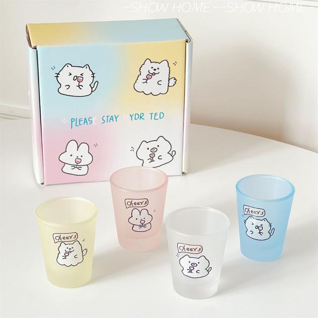 韓系可愛小動物小盞微醺一口小酒杯(預購)