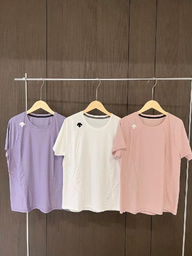 迪桑特 无痕压胶 冰丝速干运动T恤  不想夏天出门一身