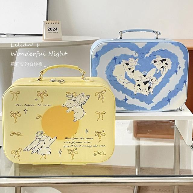 ins莉莉安旅行便攜大容量化妝箱(預購)