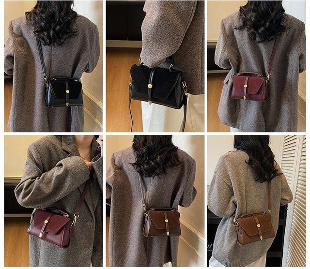 〔預購〕百搭通勤麂皮絨單肩包  SZ319