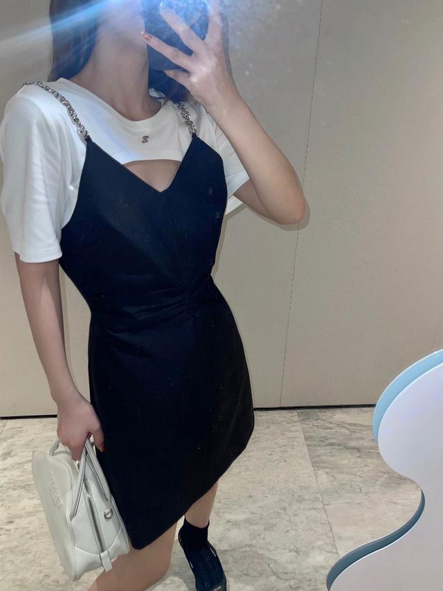 [精品女裝]CHANEL  女裝 高品質連衣裙 包臀裙 背帶裙  吊帶裙