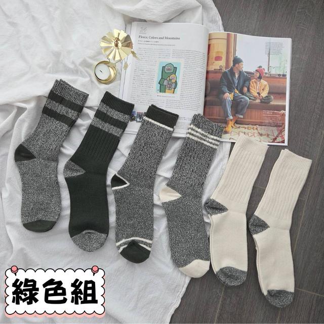 加拿大_Roots 🐿️「暖足森林系」女版毛襪 6 入組#12/13