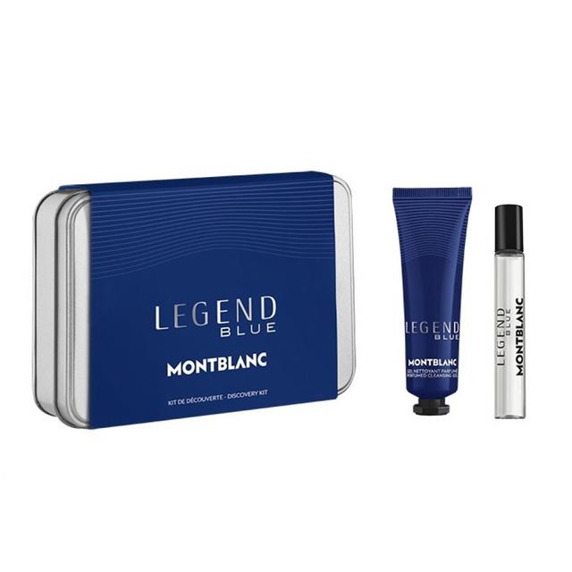MONTBLANC 萬寶龍 傳奇紳藍淡香精旅行組(淡香精7.5ml+沐浴精30ml-專櫃公司貨)