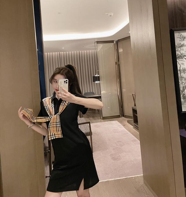 BBR格子連衣裙