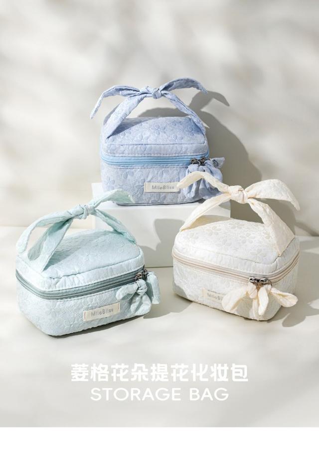 【預購商品】【0918結單】【批發】小眾蝴蝶結清新化妝包 250916-20