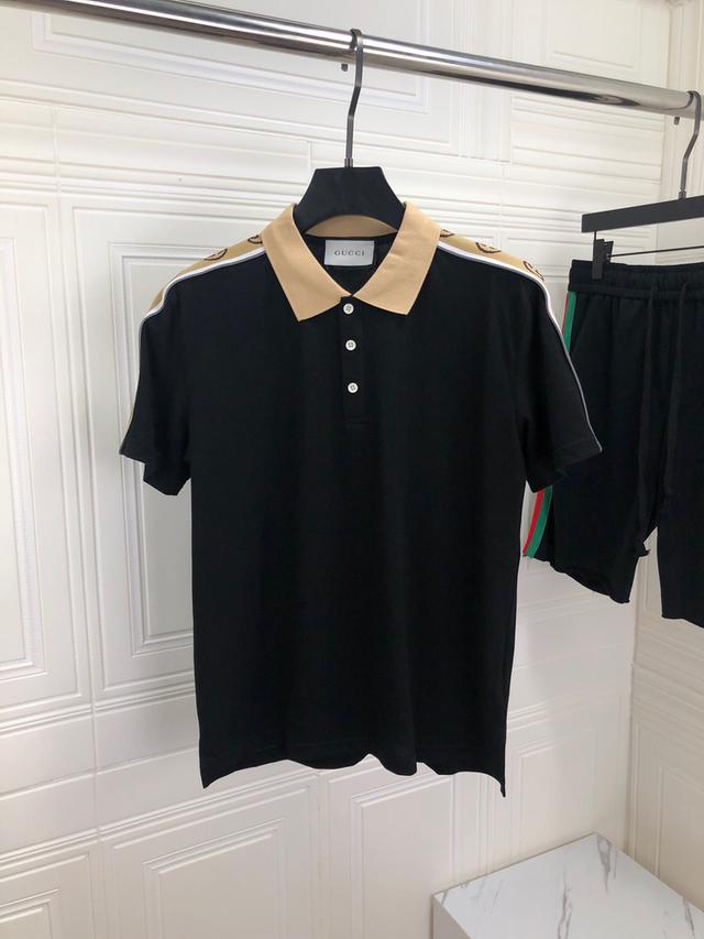 潮牌刺繡polo衫