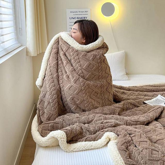 【預購】【1010結單】【批發】塔芙絨麻花羊羔毯