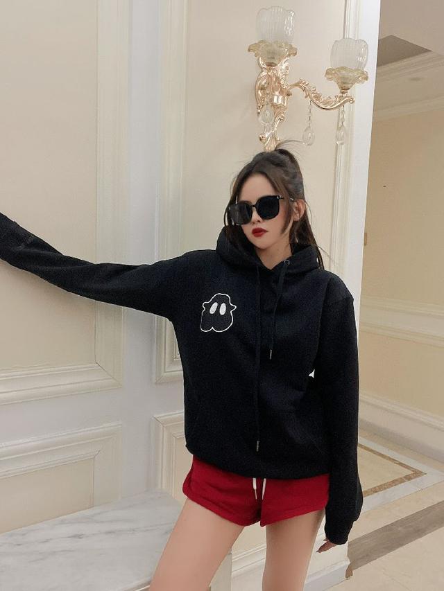 2022秋冬新款 罗意威 后背粉刺绣还原官方1:1，私人定制420克卫衣布