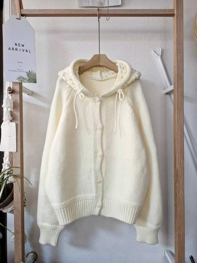 【預購商品】【1119結單】【批發】正韓 手工編織連帽針織外套 111311♨️正韓服飾♨️