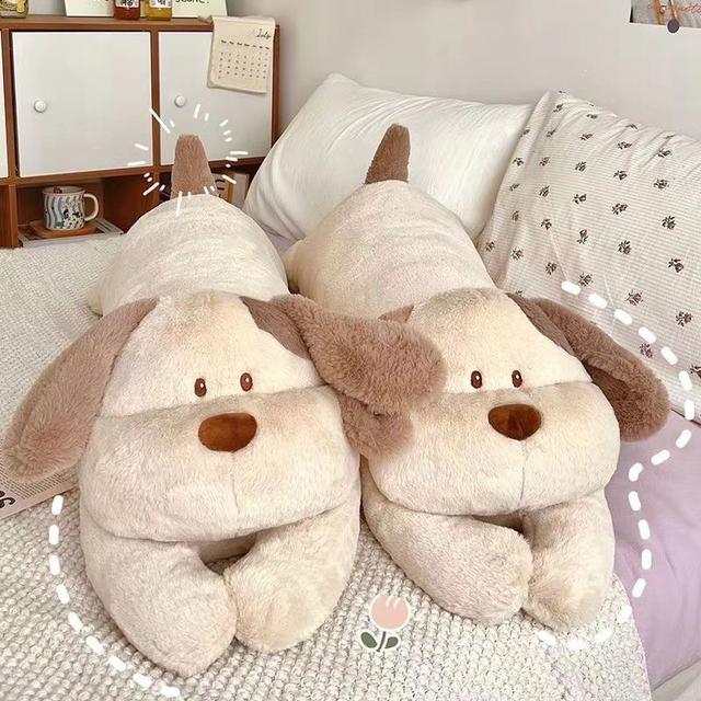 📌長條可愛狗狗造型抱枕