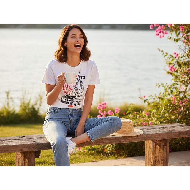 美國 us LEVI'S 男大童經典圓領竹節棉 短T#隨時結單
