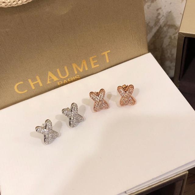 尚美巴黎 交叉耳钉（CHAUMET）LIENS缘系•一生项链