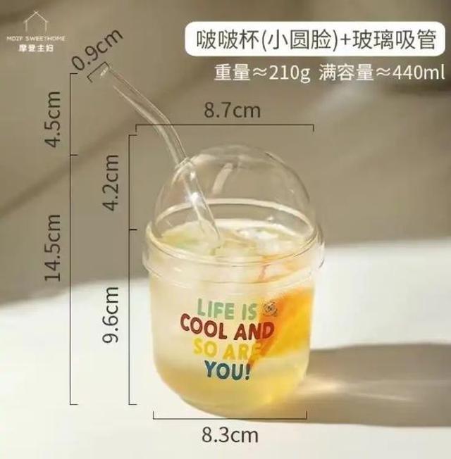 BOBO玻璃吸管杯（預購）
