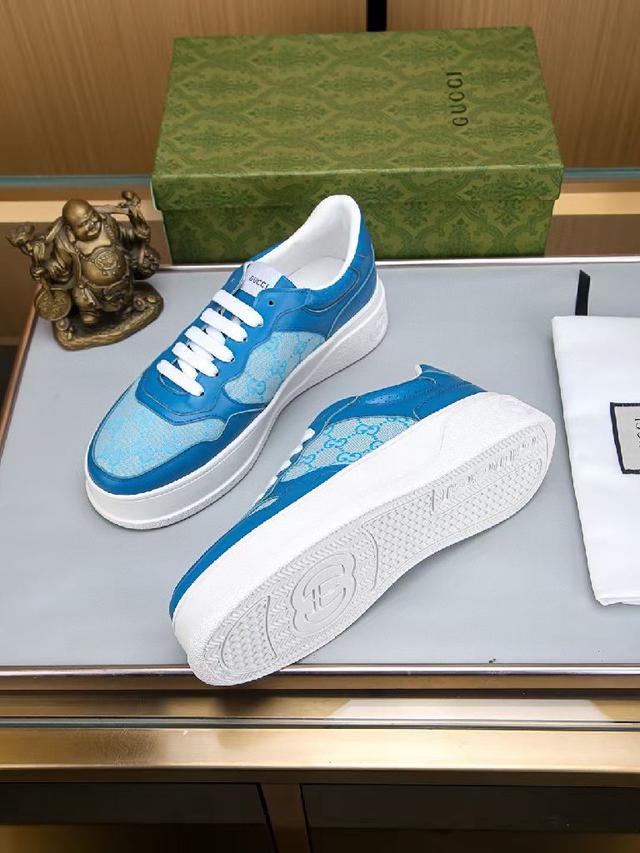 独家首发 古奇～独特现代风运动鞋。专柜代购🏃休闲