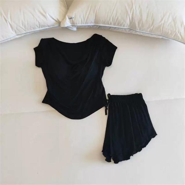 【預購商品】【0405結單】【批發】莫代爾帶胸墊超手感居家服套裝 260402-01