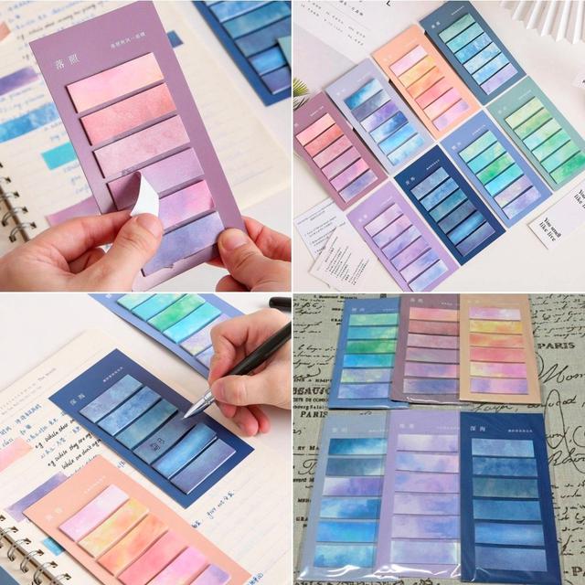 〔現貨〕漸層便利貼 16本/組 - LA065