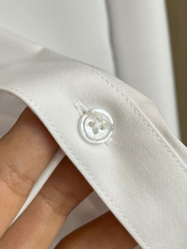 人工学立体裁剪，上身自然修身，暗门襟设计，纯棉竹纤维面料