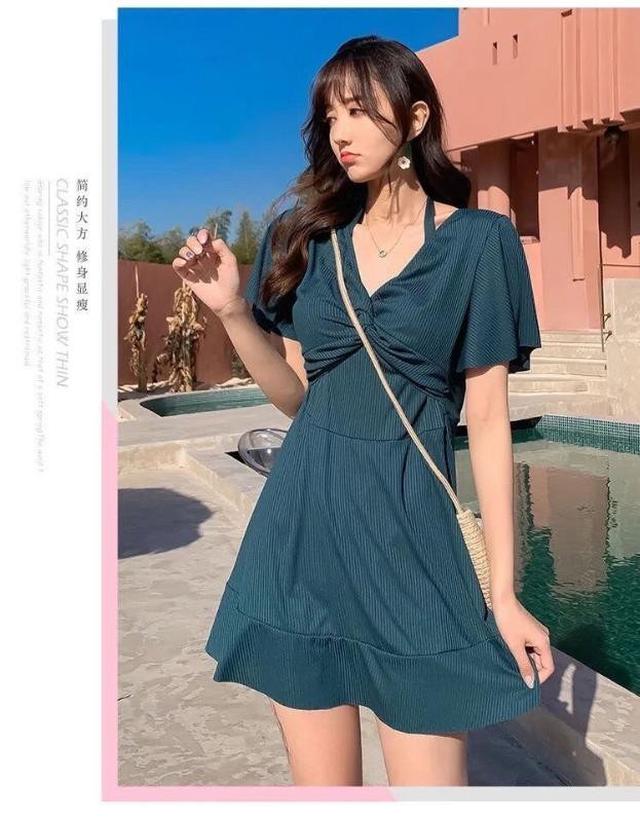 【長期團2024】【預購商品】【批發】大碼可泡湯遮肚顯瘦泳衣 240508-02