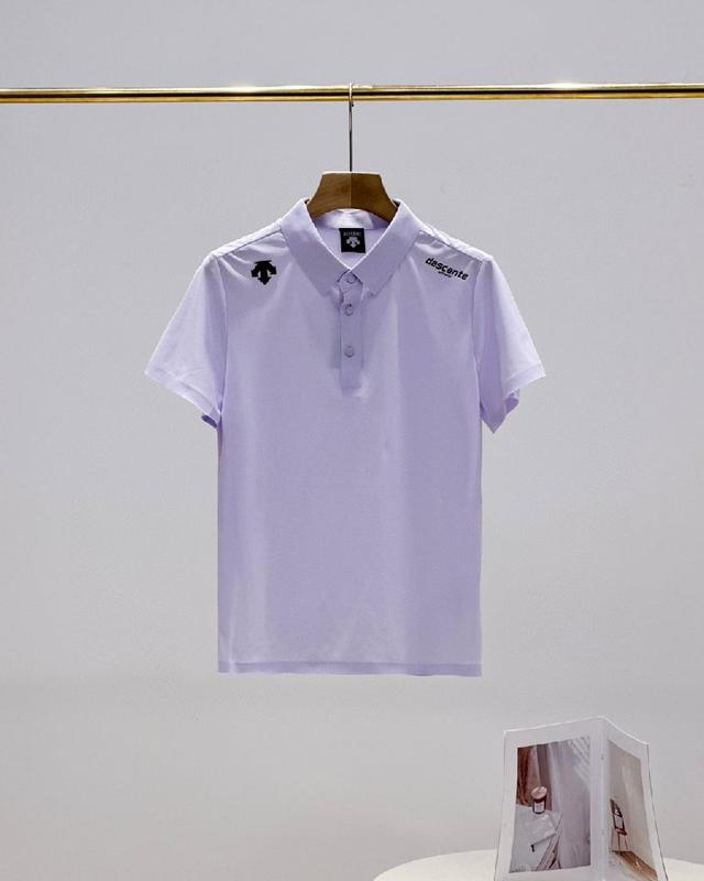 DESCENTE迪桑特官方女士防晒短袖POLO衫高尔夫凉感冰丝速干POLO衫