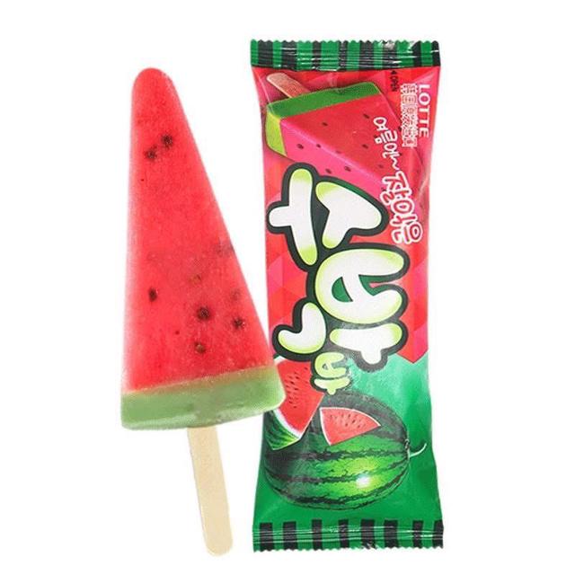 Lotte 樂天西瓜冰棒(4支一組) 70組以上免運不散賣