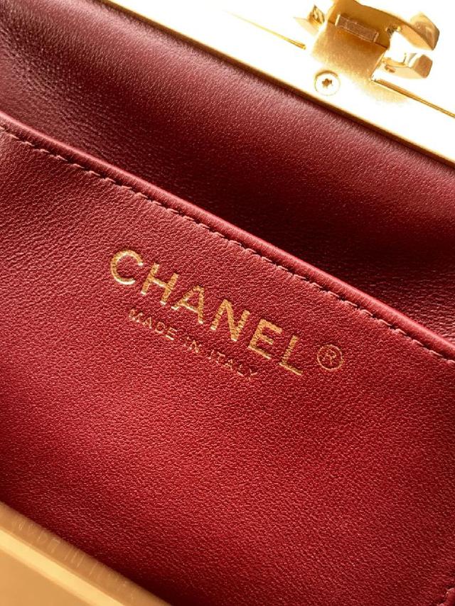 🌹CHANEL VINTAGE 麂皮玳瑁链条斜挎包 尺寸:33x32xcm
