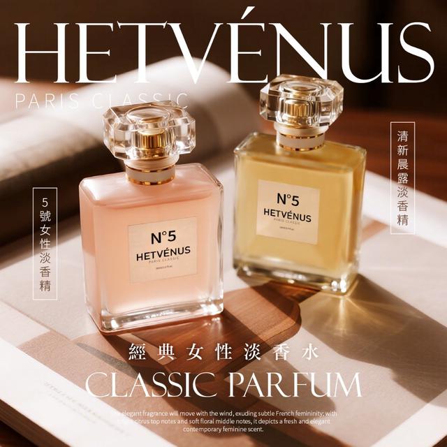預購 HETVÉNUS®N°5經典法式女性淡香水 30ml-2/11號中午12點結單