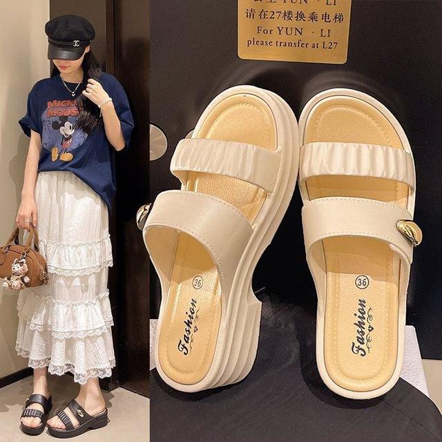 【長期團2026】【預購商品】【批發】韓版羅馬風一字厚底涼拖鞋SD1-8 260304-09