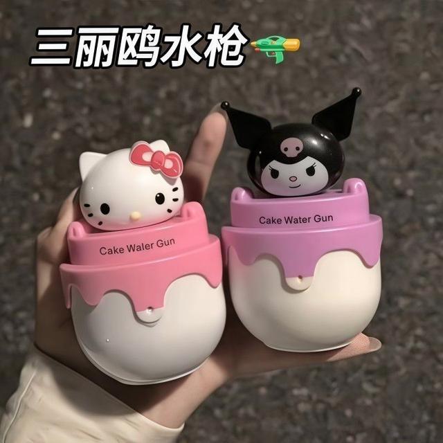新款三麗鷗蛋糕按壓玩具水槍(預購)