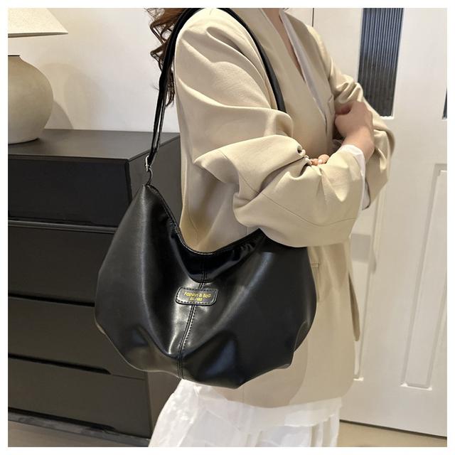 【預購商品】【0415結單】【批發】韓版大容量軟皮單肩斜背托特包 PA6513