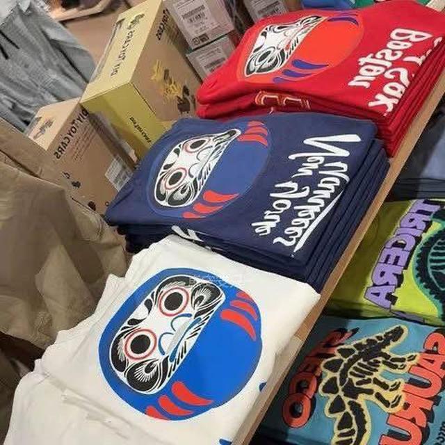 K1550-日本福神不倒翁100％純棉上衣T恤