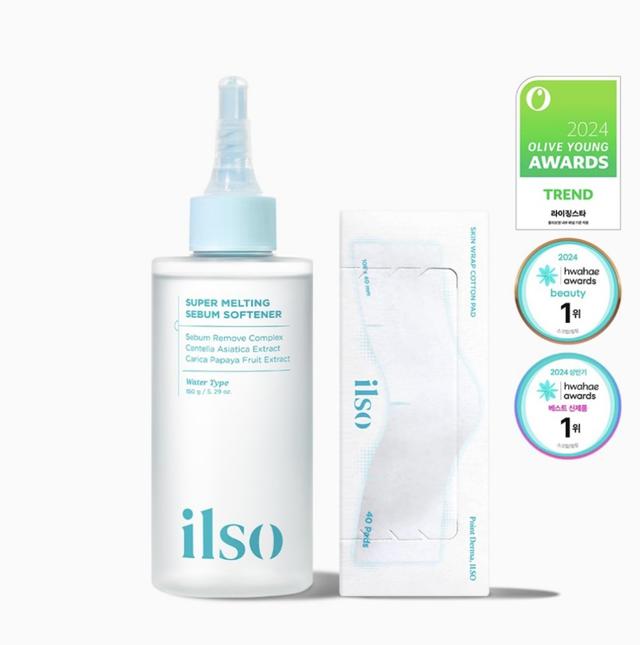 韓國ilso｜粉刺導出液+化妝棉片40p#12/24