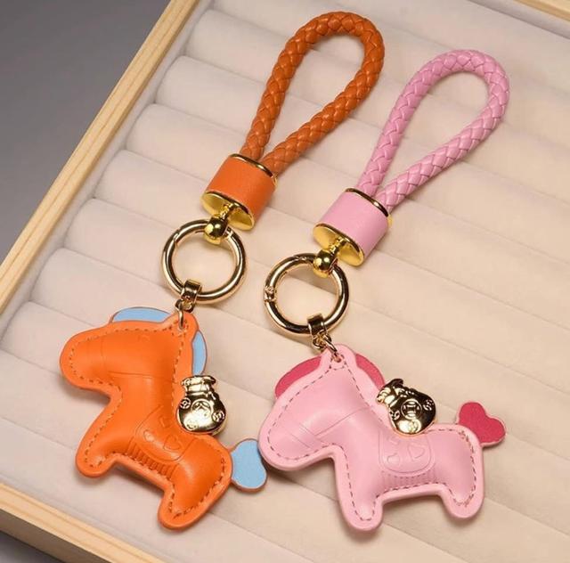 H694-買一送一馬上有錢馬年創意鑰匙圈