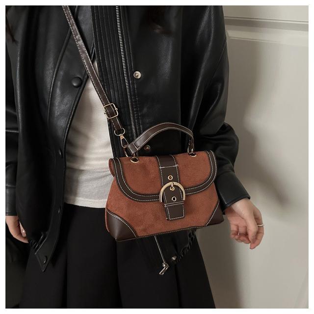 【長期團2025】【預購商品】【批發】韓系時尚撞色手提單肩斜背包 7614