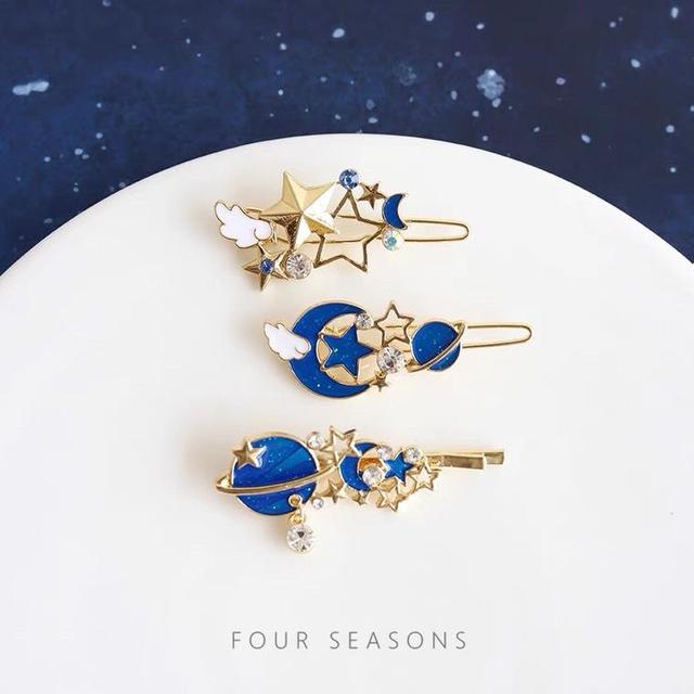 ins超仙夢幻星空甜美髮夾(預購)