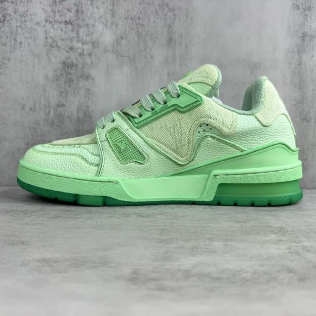 Louis*Vuitto* LV Trainer 水染系列 最新款 大底和面料私模