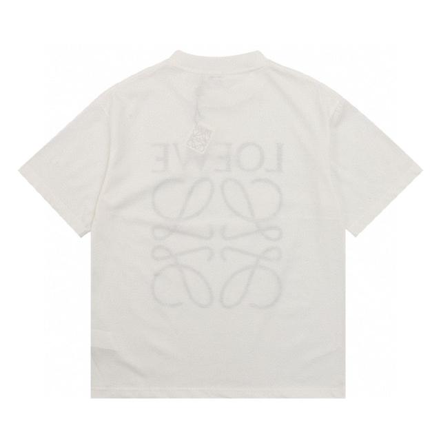 P500 Loewe/罗意威 经典logo印花圆领短袖 Size：S-XL
