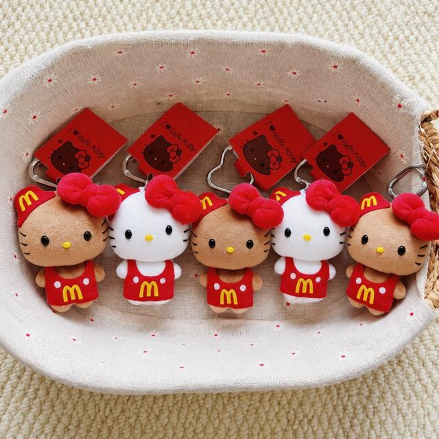 Hello Kitty 麥當勞聯名快樂兒童餐鑰匙圈玩偶#07/04