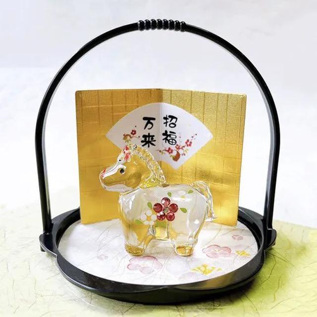 日本製 午年水晶玻璃吊飾#11/18