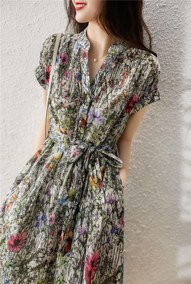 【預購】【0417結單】【批發】🌞夏日~ 🌿熱情洋溢印花連身洋🌿