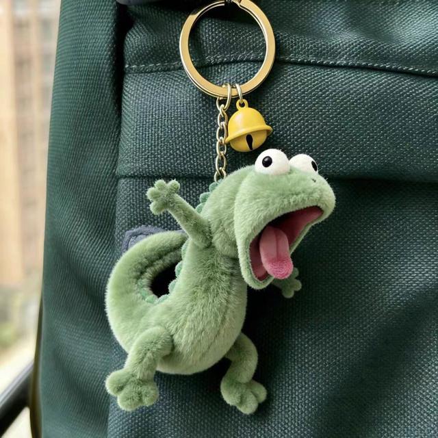 預購 一掛直接變全場焦點の暴走吐舌小蜥蜴鑰匙圈-4/21下午3點收單