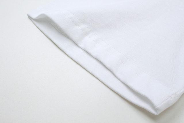 春夏短袖T恤新款 字母刺绣设计，采用240克双股双纱全棉面料，面料经过洗水处理