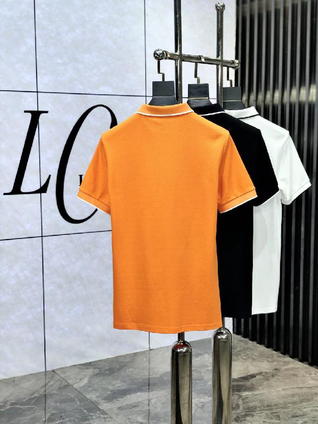 2025春夏新款男士标识短袖polo衫，延续经典休闲翻领