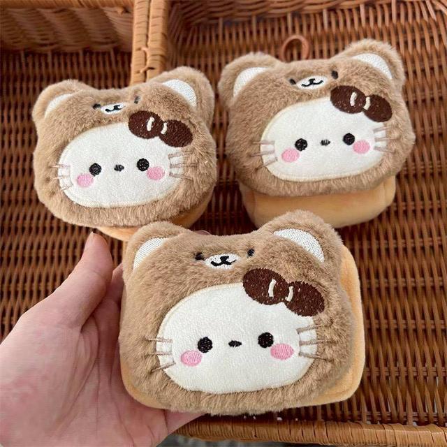 〔現貨〕咖啡小熊 珍珠掛鏈小錢包   SZ337