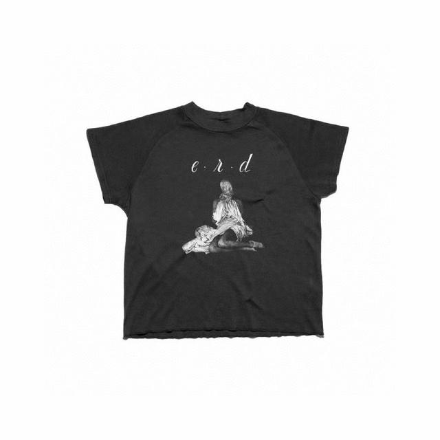 yeezy kanye经典纯色小标短袖