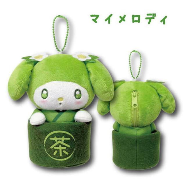 Sanrio 三麗鷗正版抹茶碗造型 可愛角色小物收納包#11/18