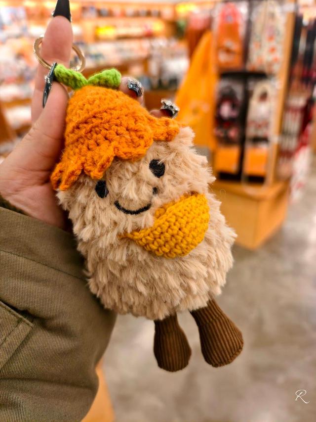 【預購商品】【1222結單】【批發】韓國濟州島苦盡『柑』來・好事花生毛茸茸療癒吊飾