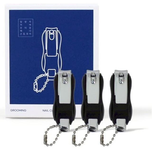 韓國 GENTOOLMAN 便攜式指甲剪3入組